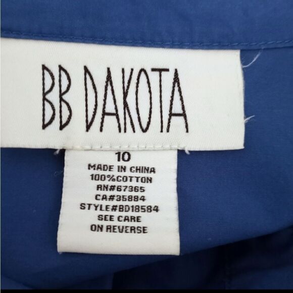 BB DAKOTA BLUE SLEEVELESS DRESS SZ.10 EUC - Picture 6 of 7